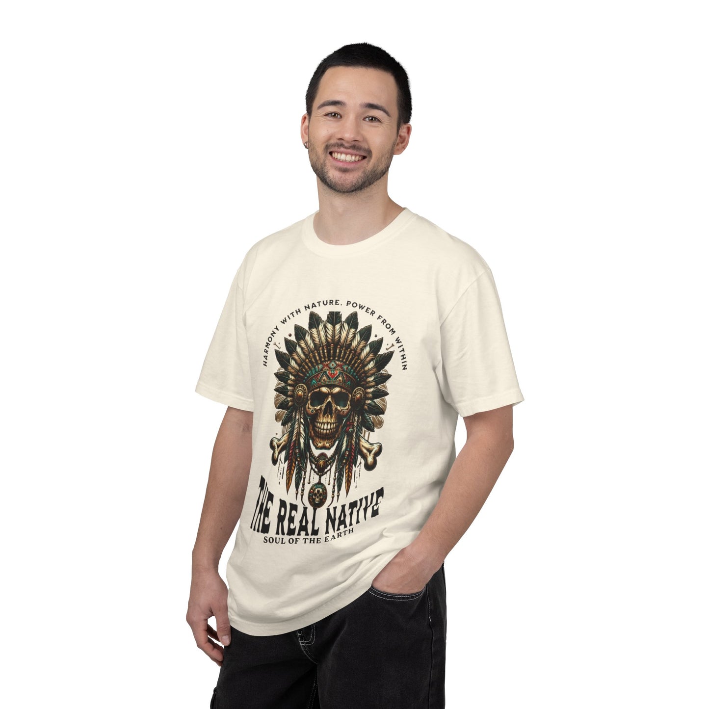 The Real Native Skull Headdress Tee