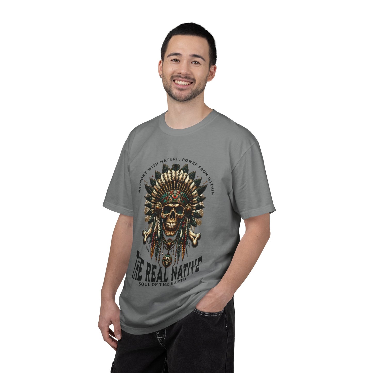 The Real Native Skull Headdress Tee