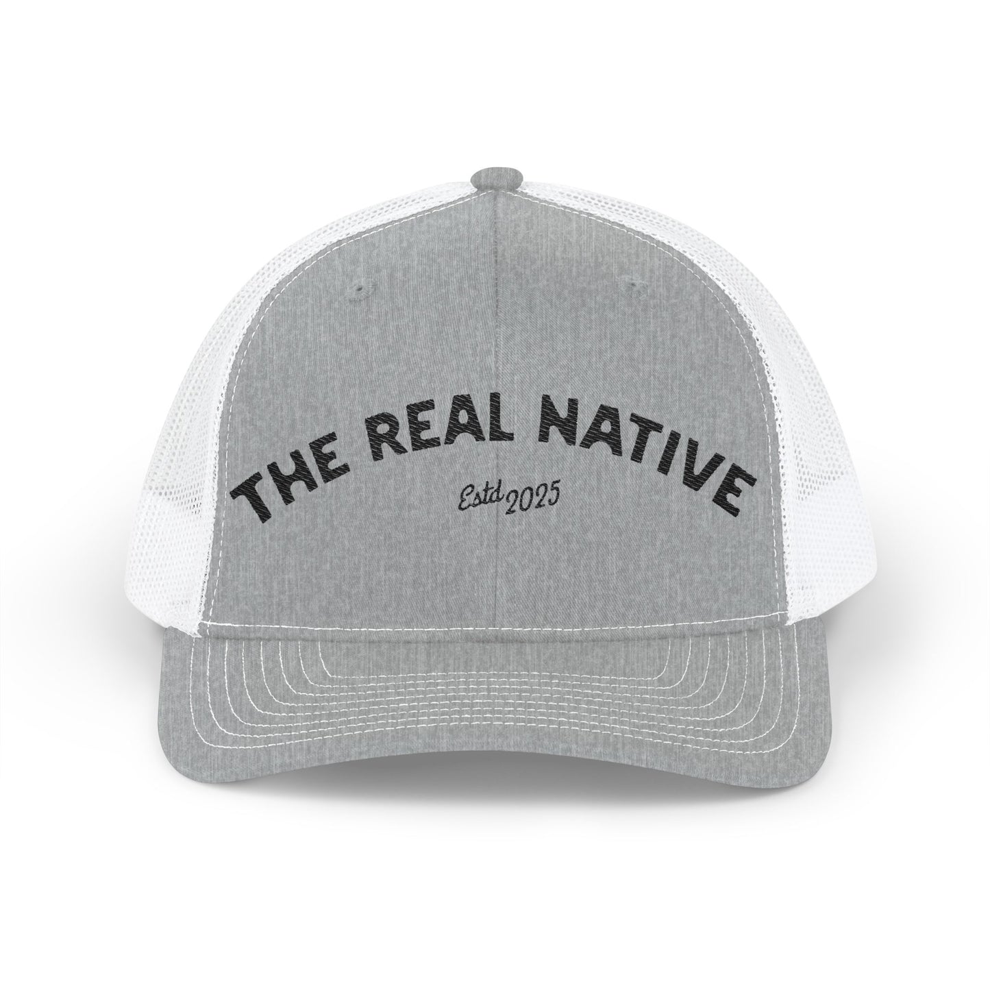 The Real Native Trucker Cap - Embroidered Snapback