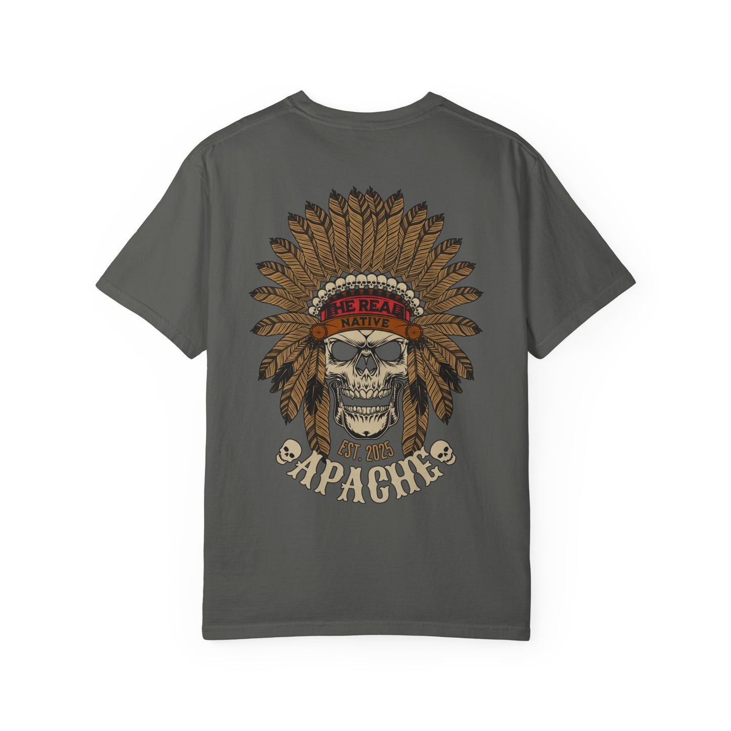 Apache Skull Graphic Tee - Vintage Wash Premium