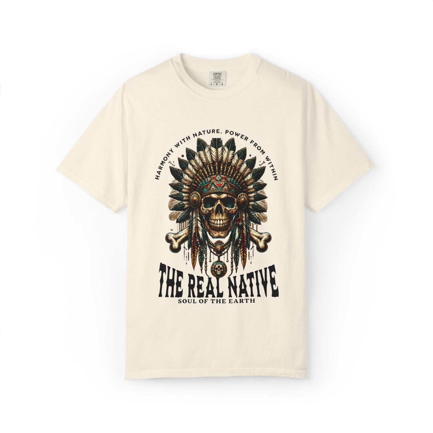 The Real Native Skull Headdress Tee
