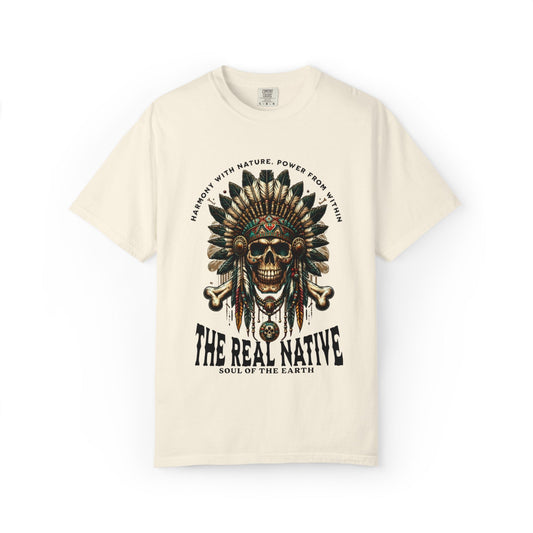 The Real Native Skull Headdress Tee