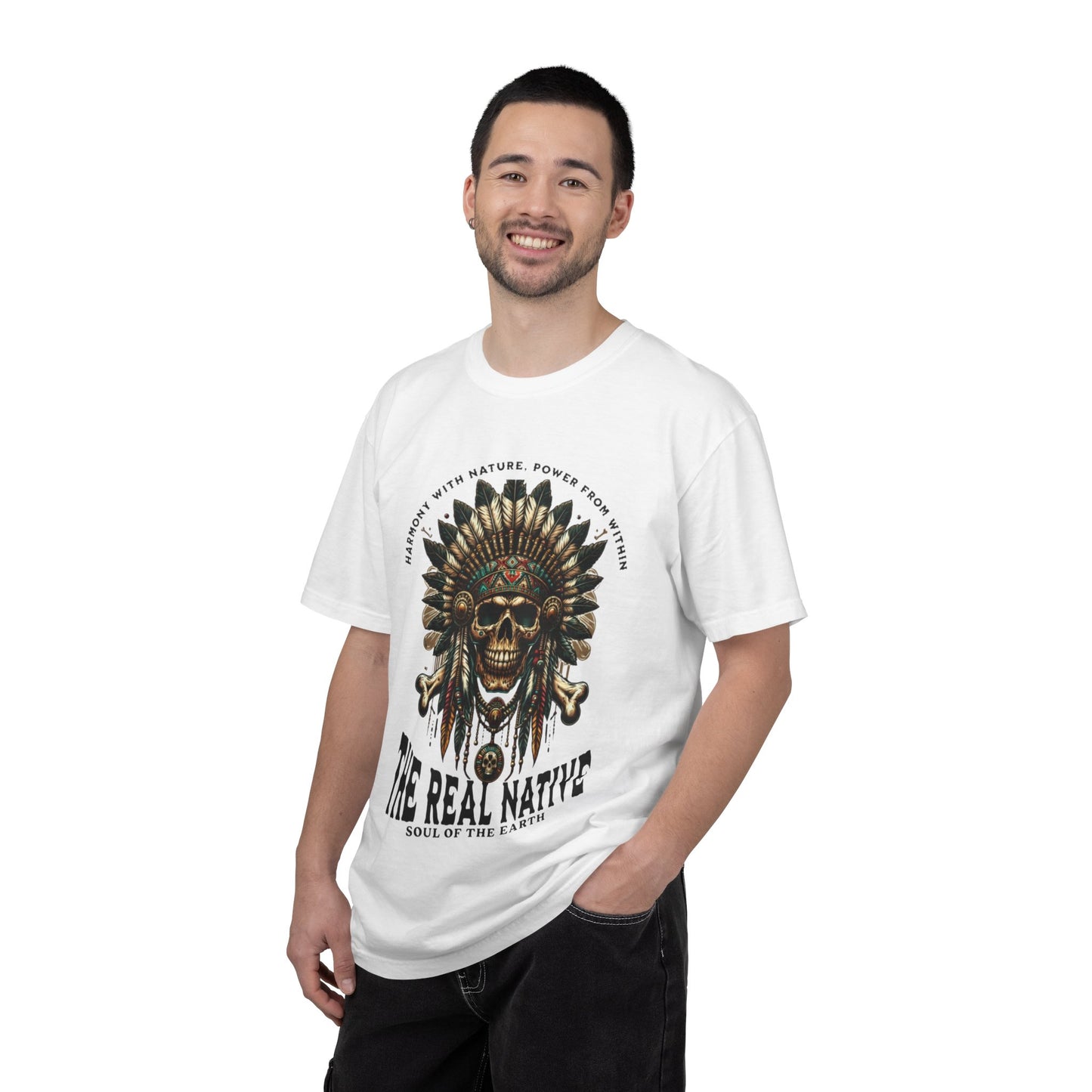 The Real Native Skull Headdress Tee