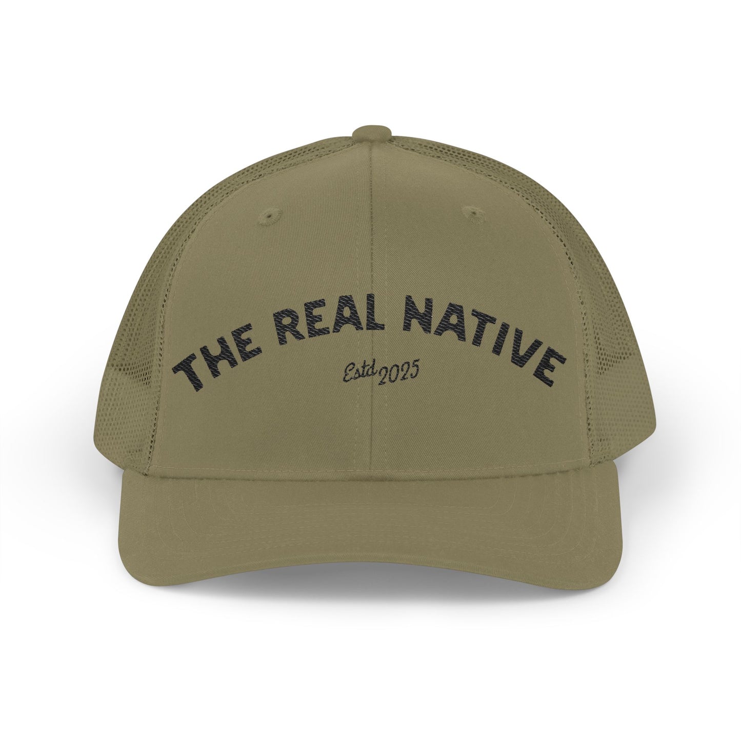 The Real Native Trucker Cap - Embroidered Snapback