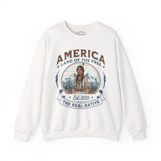 Heavy Blend Crewneck Sweatshirt - Cozy Fleece Pullover  Soft & Warm Classic Fit