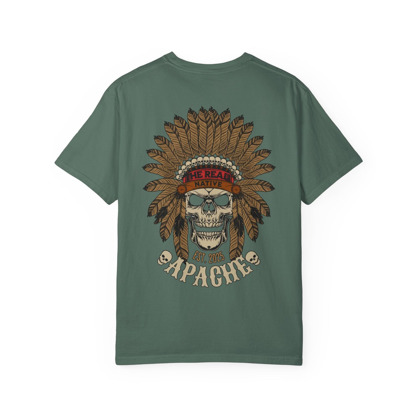 Apache Skull Graphic Tee - Vintage Wash Premium