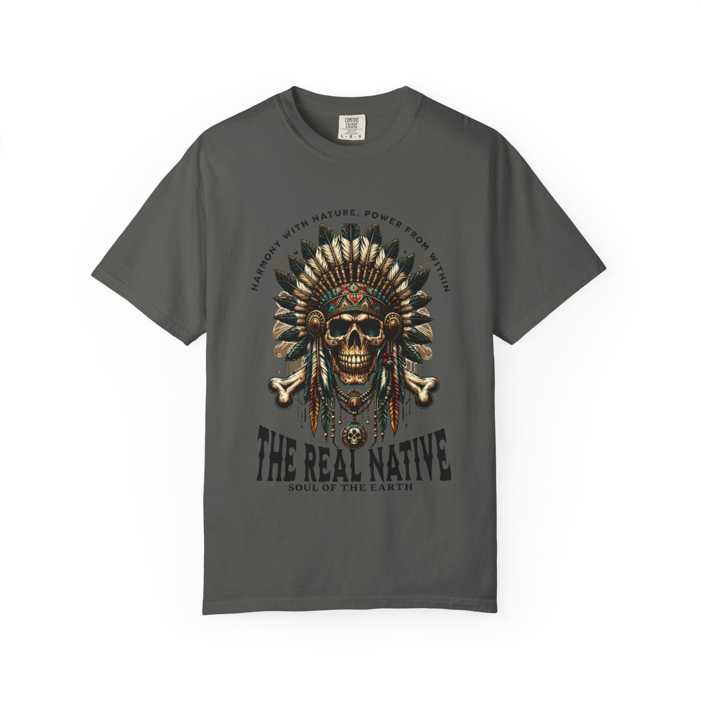 The Real Native Skull Headdress Tee