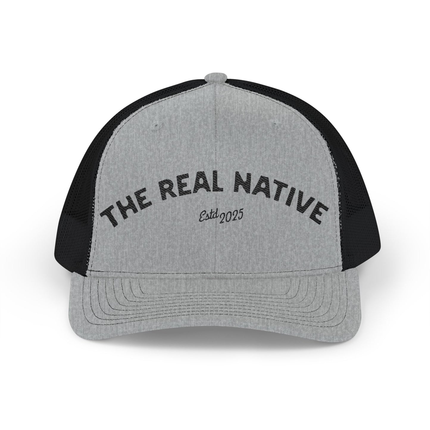 The Real Native Trucker Cap - Embroidered Snapback