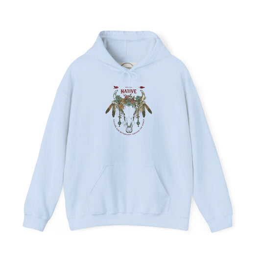 Land of the Free Hoodie - Native American Inspired Premium Pullover